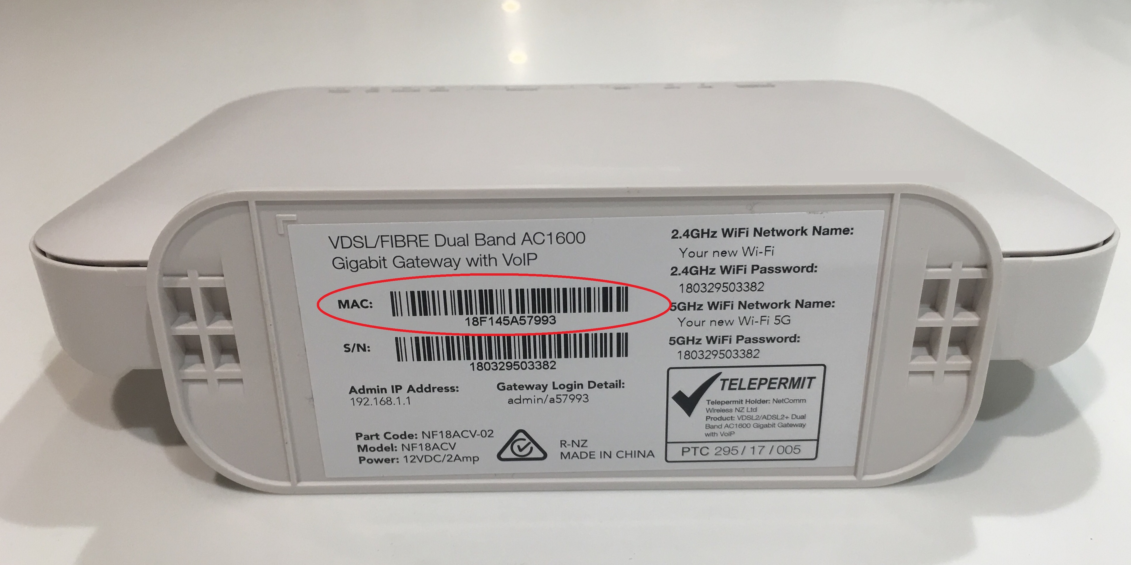 mweb modem ip address